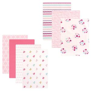imageFlannel Receiving Blanket 7PackGirl PawsBirdies