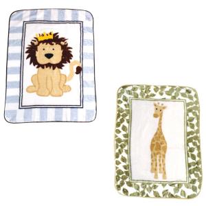 imageHigh Pile Blanket 2PackLionGiraffe