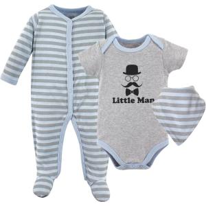 imageLuvable Friends BabySleep and Play Bodysuit and BibLittle Man