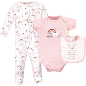 imageLuvable Friends BabySleep and Play Bodysuit and BibUnicorn