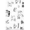 imageLuvable Friends Hudson Baby Flannel Burp Cloths 10pk SetNeutral Farm Animals