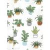 imageLuvable Friends Hudson Baby Flannel Burp Cloths 4pk SetBotanical Plants