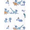 imageLuvable Friends Hudson Baby Flannel Burp Cloths 4pk SetDino Garden