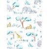 imageLuvable Friends Hudson Baby Flannel Burp Cloths 4pk SetJungle Safari