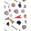imageLuvable Friends Hudson Baby Flannel Burp Cloths 4pk SetSports