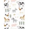 imageLuvable Friends Hudson Baby Flannel Burp Cloths 7pk SetPastoral Farm