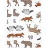 imageLuvable Friends Hudson Baby Flannel Burp Cloths 7pk SetWoodland Animal Adventure