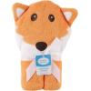 imageLuvable Friends Unisex Baby Cotton Animal Face Hooded Towel Duck 2Piece One SizeCat