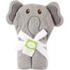 imageLuvable Friends Unisex Baby Cotton Animal Face Hooded Towel Duck One SizeElephant