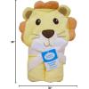 imageLuvable Friends Unisex Baby Cotton Animal Face Hooded Towel Duck One SizeLion