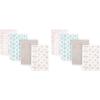 imageLuvable Friends Unisex Baby Cotton Flannel Burp Cloths Dog One SizeElephant