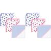 imageLuvable Friends Unisex Baby Cotton Terry Hooded Towels Blue Whale One SizeFloral