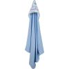 imageLuvable Friends Unisex Baby Hooded Towel and Washcloth Pink Owl One SizeBlue Dad