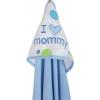 imageLuvable Friends Unisex Baby Hooded Towel and Washcloth Pink Owl One SizeBlue Dad