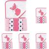 imageLuvable Friends Unisex Baby Hooded Towel with Five Washcloths CottonPolyesterIkat Elephant One SizeFoxy