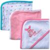 imageLuvable Friends 3 Pack Hooded Towels Pink