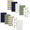 imageLuvable Friends Hudson Baby Flannel Burp Cloths 10pk SetDesert Wildlife