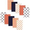 imageLuvable Friends Hudson Baby Flannel Burp Cloths 10pkAutumn Pumpkin Truck