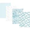 imageLuvable Friends Hudson Baby Flannel Burp Cloths 4pk SetBlue Elephant Journey