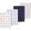 imageLuvable Friends Hudson Baby Flannel Burp Cloths 4pkAviator Plane