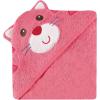 imageLuvable Friends Unisex Baby Cotton Animal Face Hooded Towel Duck 2Piece One SizeCat