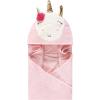 imageLuvable Friends Unisex Baby Cotton Animal Face Hooded Towel Duck One SizeUnicorn Flower