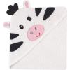 imageLuvable Friends Unisex Baby Cotton Animal Face Hooded Towel Duck One SizeZebra