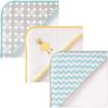 imageLuvable Friends Unisex Baby Cotton Terry Hooded Towels Blue Whale One SizeScuba Duck