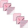 imageLuvable Friends Unisex Baby Cotton Terry Hooded Towels Foxy 6Piece One SizeFoxy 6piece
