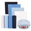 imageLuvable Friends Unisex Baby Washcloths with Bonus Sponge Elephant 9X9 InCrab