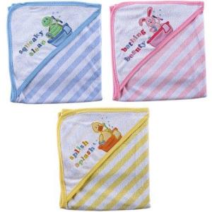 imageLuvable Friends Animal Bath Tub Hooded Towel YellowYellow