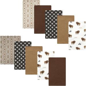 imageLuvable Friends Hudson Baby Flannel Burp Cloths 10pk SetBuffalos