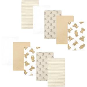 imageLuvable Friends Hudson Baby Flannel Burp Cloths 10pk SetCuddle Bears