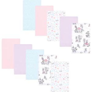 imageLuvable Friends Hudson Baby Flannel Burp Cloths 10pk SetGarden Fairy Tale
