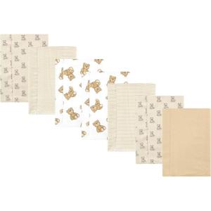 imageLuvable Friends Hudson Baby Flannel Burp Cloths 7pk SetCuddle Bears