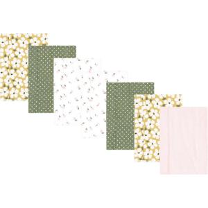 imageLuvable Friends Hudson Baby Flannel Burp Cloths 7pk SetGreen Garden