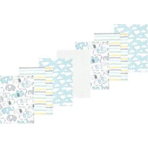 imageLuvable Friends Hudson Baby Flannel Burp Cloths 7pk SetNew Elephant