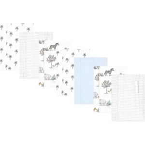 imageLuvable Friends Hudson Baby Flannel Burp Cloths 7pk SetSafari Friends