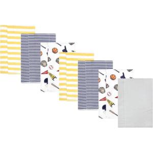 imageLuvable Friends Hudson Baby Flannel Burp Cloths 7pk SetSports