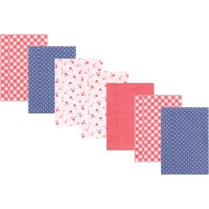 imageLuvable Friends Hudson Baby Flannel Burp Cloths 7pk SetSweet Cherries