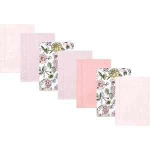 imageLuvable Friends Hudson Baby Flannel Burp Cloths 7pk SetVintage Floral