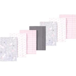 imageLuvable Friends Hudson Baby Flannel Burp Cloths 7pkPlayful Unicorn