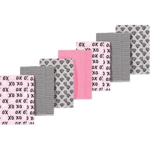 imageLuvable Friends Hudson Baby Flannel Burp Cloths 7pkSweetheart Kisses