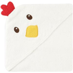 imageLuvable Friends Unisex Baby Cotton Animal Face Hooded Towel Duck One SizeChicken
