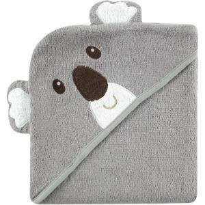 imageLuvable Friends Unisex Baby Cotton Animal Face Hooded Towel Duck One SizeKoala