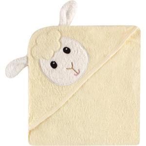 imageLuvable Friends Unisex Baby Cotton Animal Face Hooded Towel Duck One SizeLamb