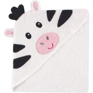imageLuvable Friends Unisex Baby Cotton Animal Face Hooded Towel Duck One SizeZebra
