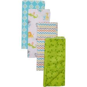 imageLuvable Friends Unisex Baby Cotton Flannel Burp Cloths Dog One SizeAbc
