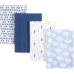 imageLuvable Friends Unisex Baby Cotton Flannel Burp Cloths Dog One SizeBoy Clouds