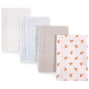 imageLuvable Friends Unisex Baby Cotton Flannel Burp Cloths Dog One SizeFox